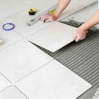 کاشی کاری ، ملاتی و چسبی