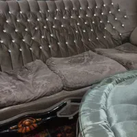 مبل هفت نفره چوبی|مبلمان خانگی و میز عسلی|اردبیل, |دیوار