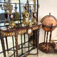 میز کنسول انتیک برنزکوب لمونژ قدیمی لیلی مجنون|بوفه، ویترین، کنسول|تهران, نیروی هوایی (پیروزی)|دیوار