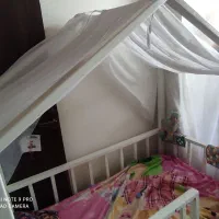 تخت دخترونه با تشک طبی|تخت و صندلی بچه|اسلامشهر, شاطره|دیوار