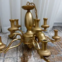 یک جفت لوستر قدیمی|کلکسیون اشیاء عتیقه|قائم‌شهر, |دیوار