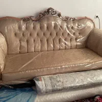 مبل ۹نفره با روکش ژله ای،با یک عدد جلو مبلی ست مبل|مبلمان خانگی و میز عسلی|ایلام, |دیوار