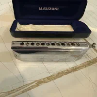 سازدهنی ۱۲ سوزنه کروماتیک سوزوکی اصل ژاپن|سازهای بادی|رشت, گلباغ نماز|دیوار