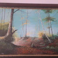 دوعدد تابلو نقاشی