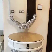آینه شمعدان سفید درحدنو