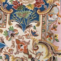 فرش پشم ابریشم باغ باستان