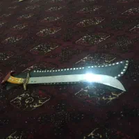 عتیقه 63 سانتی ( چاقو ترکمن ) یا ( شمشیر ) صفر خشک