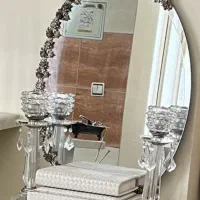 آیینه و شمعدان کریستال