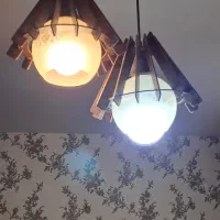 لوستر چوبی|لوستر و چراغ آویز|اصفهان, رحیم‌آباد|دیوار