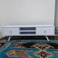میز تلویزیون رنگ سفید