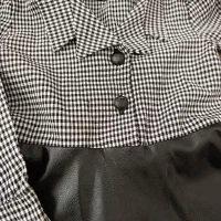 کراپ دامن چرم و پیراهن چرم بچگانه|کفش و لباس بچه|اسفراین, |دیوار