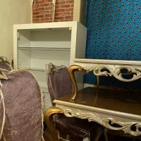 ست مبلمان چوبی در حد نو|مبلمان خانگی و میز عسلی|تهران, شهرک آزمایش|دیوار