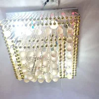دو عدد لوستر کریستالی