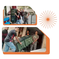 کارگر اثاث کشی منزل، تخلیه و بارگیری بار...