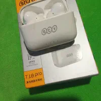 ایرپاد مارک QCY t18 pro یک هفته استفاده شده