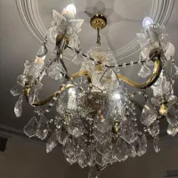 لوستر ۶شاخه ای دو عدد لوستر گویی ۲عدد|لوستر و چراغ آویز|تهران, امام حسین|دیوار