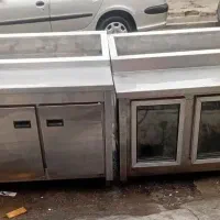 دو عدد یخچال یکونیم متری  دو در بالا بنباری