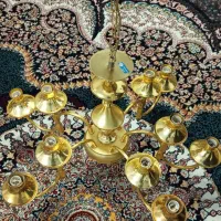 دو عدد لوستر ۶ شاخه هر شاخه ۲تا لامپ