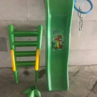 سرسره بازی ۴ پله با سبد بسکتبال کاملا نو زیر قیمت|اسباب‌‌بازی|تهران, یوسف‌آباد|دیوار