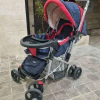 کالسکه کودک برند chico تمیز و نو