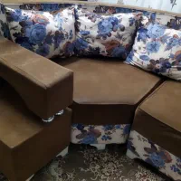 مبل هفت نفره طرح ال|مبلمان خانگی و میز عسلی|پاکدشت, شهرک امام رضا|دیوار