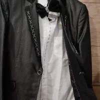 کت‌وشلوار‌همراه‌پیراهن‌وپاپیون|لباس|سنندج, |دیوار