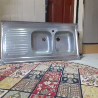 سینک دو قلوی استیل