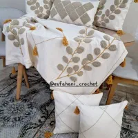 کوسن،رانر و شال مبل پانچدوزی