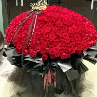 دسته گل روبانی و خمیری