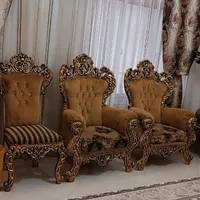مبل سلطنتی ۹نفره همراه با جلو مبلی میز عسلی|مبلمان خانگی و میز عسلی|پاکدشت, |دیوار