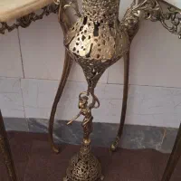 اینه برنجی یا برنزی و گلدان
