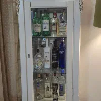 بوفه و آیینه شمعدان و آباژور