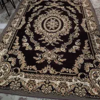 روفرشی مخمل زرشکی ۹متری نو نو