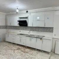 کابینت سفید ۱۲ تیکه کامل ام دی اف