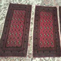 قالیچه و پشتی دستبافت ترکمنی|فرش|مشهد, مهدی آباد|دیوار