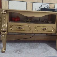 میز تلویزیون وساعت