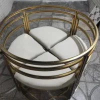 ناهارخوری فلزی رنگ ثابت ۴ نفره