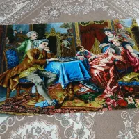 تابلو فرش چله ابریشم