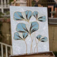 تابلو گل برجسته دست ساز