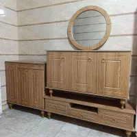 آیینه کنسول و میز تی وی و جاکفشی|بوفه، ویترین، کنسول|قدس, شهرقدس|دیوار