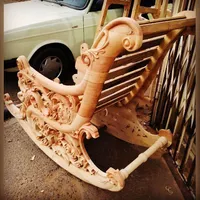 صندلی راک تمام منبت خام