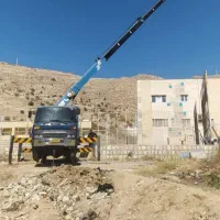 خدمات جرثقیل۷تن و۲۵تن دکل بلند