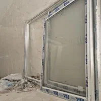 پنجره آلمینیومی دوجداره ریلی