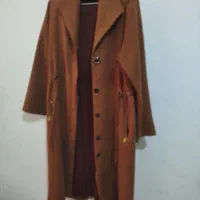 پالتو قهوه‌ای رنگ سایز ۴۶