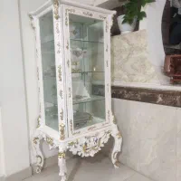 کنسول قاب اینه. گنجه. ساعت و میزش همگی ست همدیگه|بوفه، ویترین، کنسول|شاندیز, |دیوار