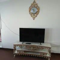 میز آینه زیر تلویزیونی وساعت|بوفه، ویترین، کنسول|همدان, |دیوار