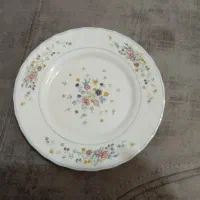 بشقاب آرکوپال اصل فرانسه با نشان فیل آبی