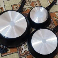 ماهیتابه لبه دار(وک) سه پارچه وارمی ایرانی|ظروف پختوپز|کاشان, شهرک انقلاب|دیوار