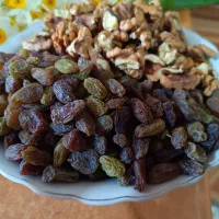 آفتابی و کشمش سبز سایه خشک بوانات