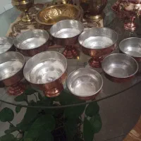 فروش ظروف مسی قدیمی اجیل خوری وماست خوری سنگین